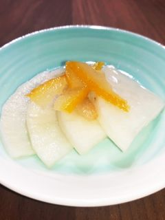 柚子茶(柚子ジャム)でお漬物【ゆず大根】-レシピのメイン写真