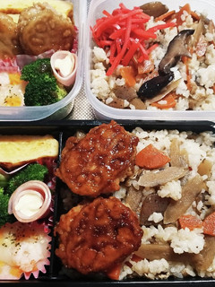 高校生息子&旦那弁当(10/27)-レシピのメイン写真