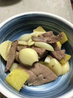レバーの塩煮-レシピのメイン写真