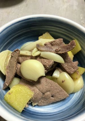 レバーの塩煮-レシピのメイン写真