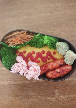 JK☆オムライスのお弁当♪-レシピのメイン写真