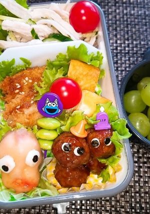 娘のハロウィンお弁当　R3.10.27-レシピのメイン写真