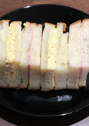 喫茶店の【たまごサンド＆ハムサンド】-レシピのメイン写真