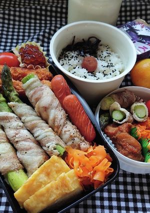 ❜21/10/27 豚バラアスパラ巻弁当-レシピのメイン写真