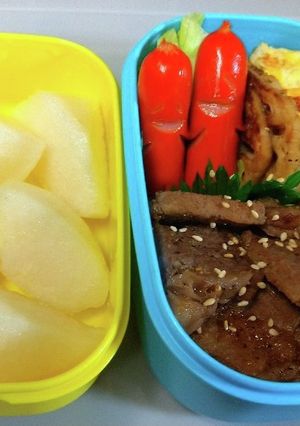 肉食むすめ☆牛肉弁当-レシピのメイン写真