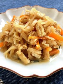 私の*切り干し大根と油揚げの煮物*副菜-レシピのメイン写真