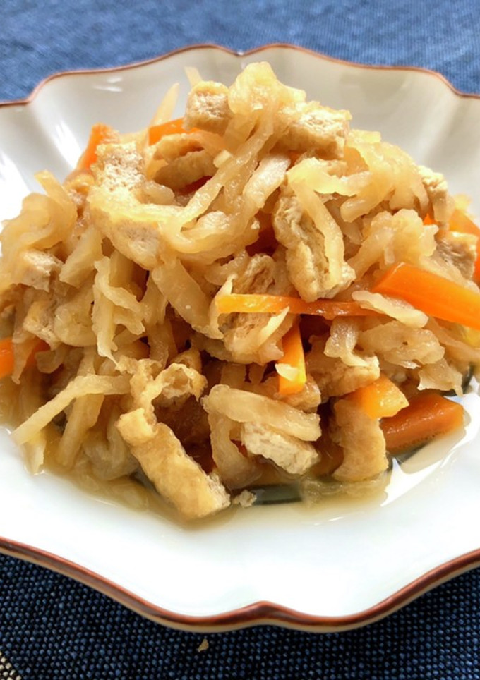 私の＊切り干し大根と油揚げの煮物＊副菜-レシピのメイン写真