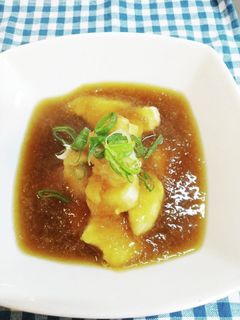 鶏むね肉のみぞれあんかけ-レシピのメイン写真
