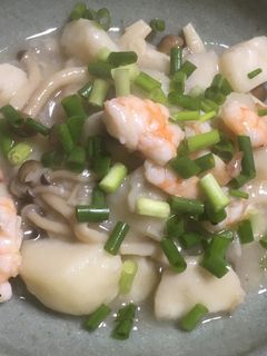 里芋の含め煮 海老あんかけ-レシピのメイン写真