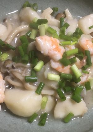 里芋の含め煮　海老あんかけ-レシピのメイン写真
