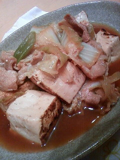 白菜たっぷりの肉豆腐-レシピのメイン写真
