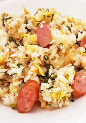 大根菜 しらす チャーハン-レシピのメイン写真