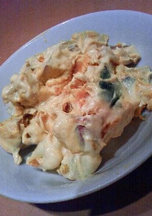かぼちゃのカッテージチーズサラダ-レシピのメイン写真