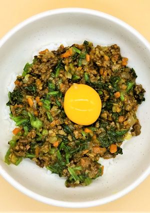 ほうれん草のドライカレー【JA福岡市】-レシピのメイン写真
