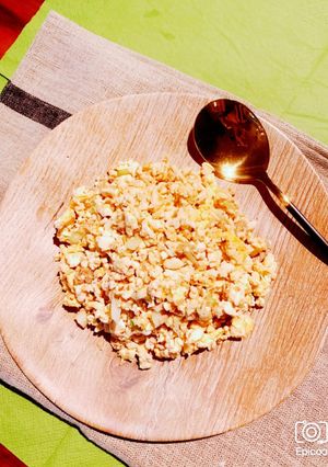 糖質制限！高蛋白！ツナ入り豆腐チャーハン-レシピのメイン写真