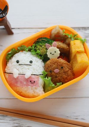 すみっコぐらし・おばけのキャラ弁-レシピのメイン写真