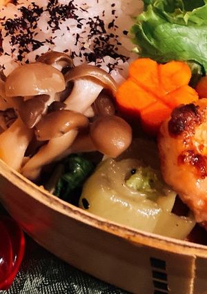 お弁当にレンチン♡しめじの麺つゆ煮-レシピのメイン写真
