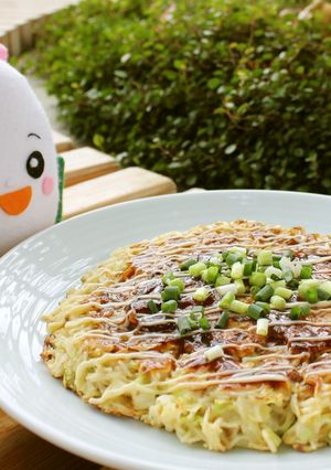 出汁香るそうめんお好み焼き-レシピのメイン写真