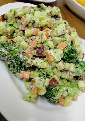 野菜嫌いも食べる!　さつまいものサラダ-レシピのメイン写真