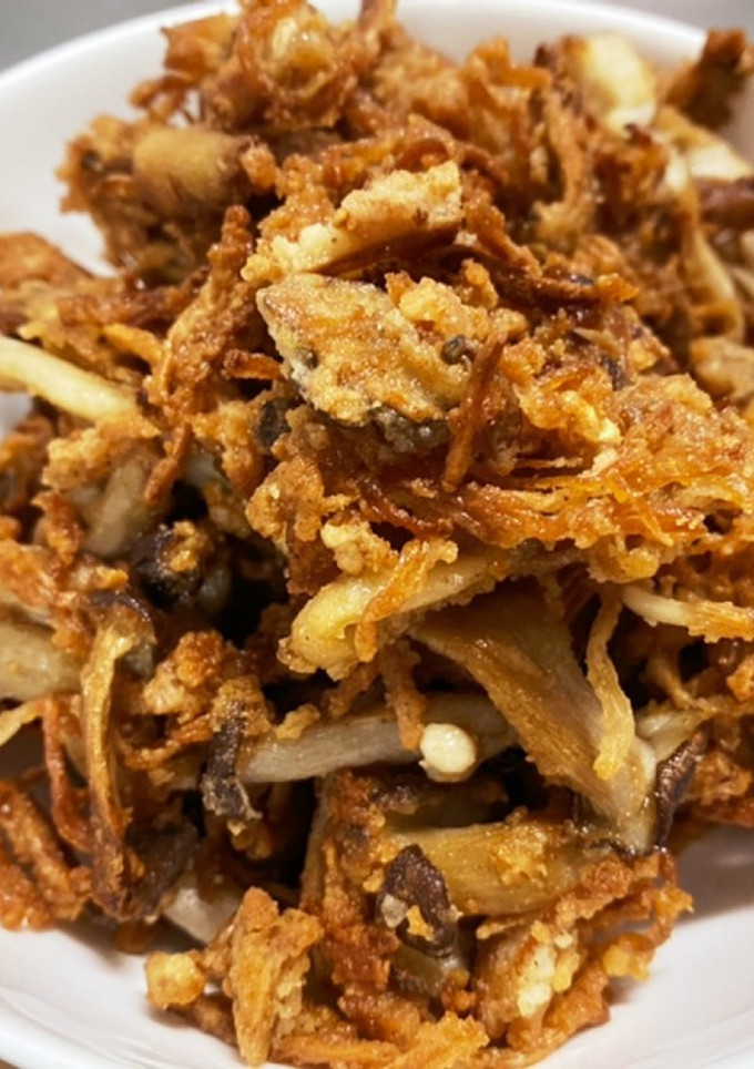 揚げ焼き簡単！きのこのカリカリ唐揚げ♪-レシピのメイン写真