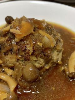和風煮込みハンバーグ-レシピのメイン写真