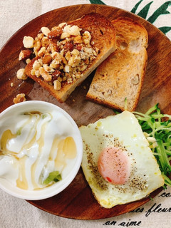 朝食ワンプレート♪肌に嬉しい満足トースト-レシピのメイン写真