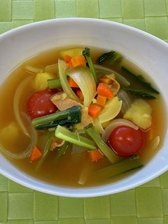 煮るだけ簡単「野菜たっぷりカレースープ」-レシピのメイン写真
