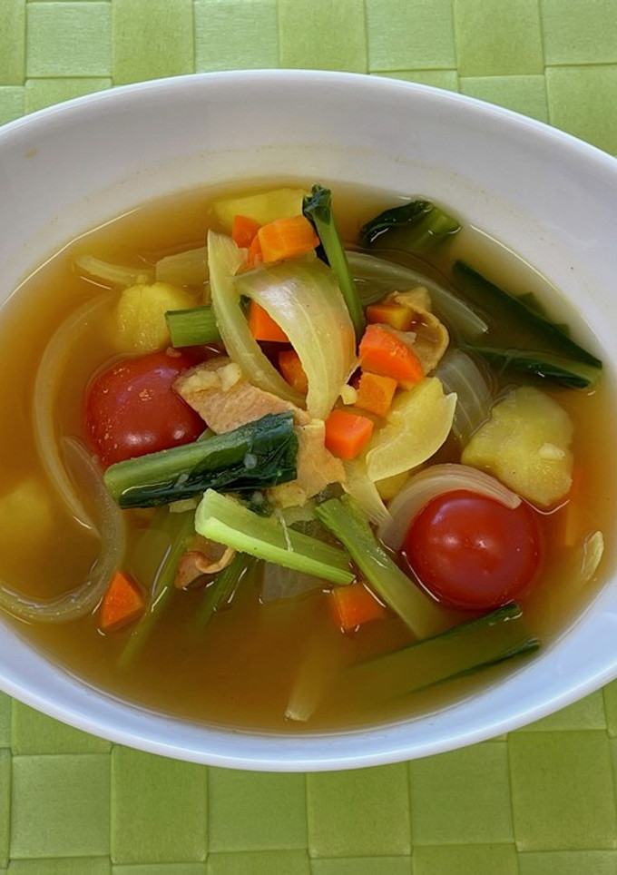 煮るだけ簡単「野菜たっぷりカレースープ」-レシピのメイン写真