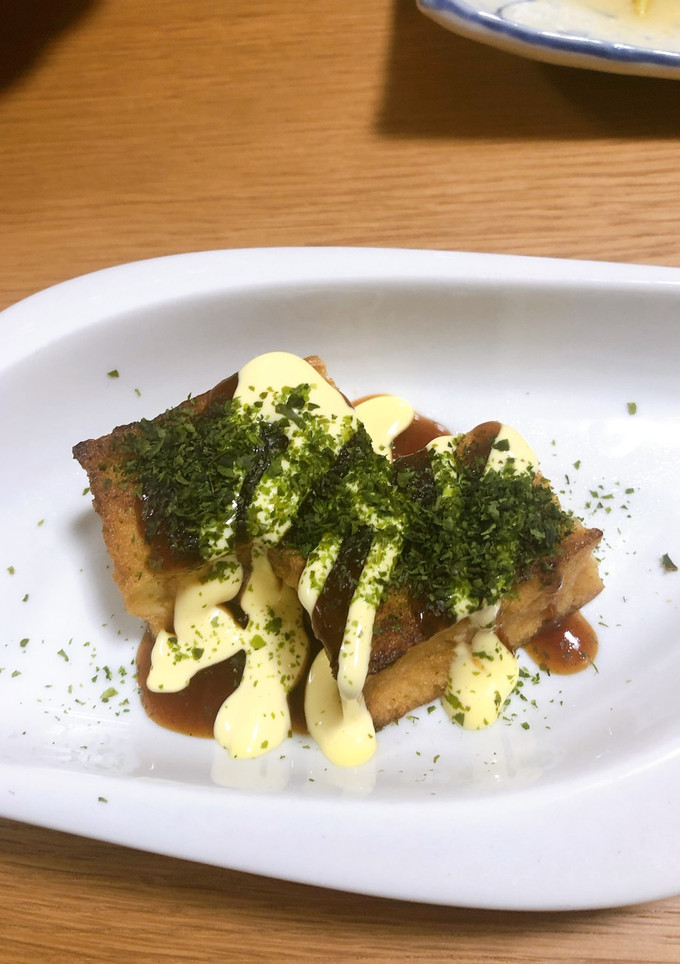 厚揚げのお好み焼き風-レシピのメイン写真