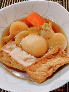 ☆圧力鍋3分!カブと人参、厚揚げの煮物☆-レシピのメイン写真