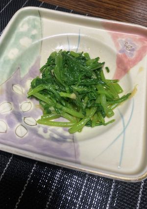 簡単もう一品！春菊辛子和え-レシピのメイン写真