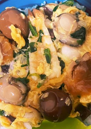 山でも食べられる、豪華中華丼-レシピのメイン写真