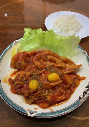 豚肉ロースのソテー　アラビアータ風で！-レシピのメイン写真