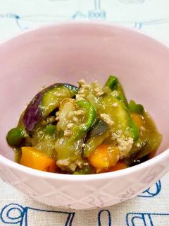 なすの味噌炒め@つくば市学校給食-レシピのメイン写真