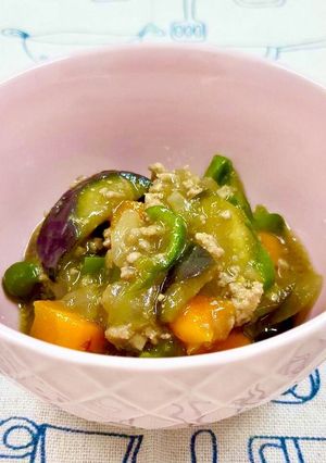 なすの味噌炒め@つくば市学校給食-レシピのメイン写真