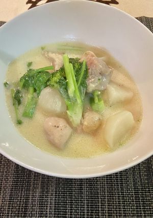 時短でかぶと鶏肉のクリームシチュー-レシピのメイン写真