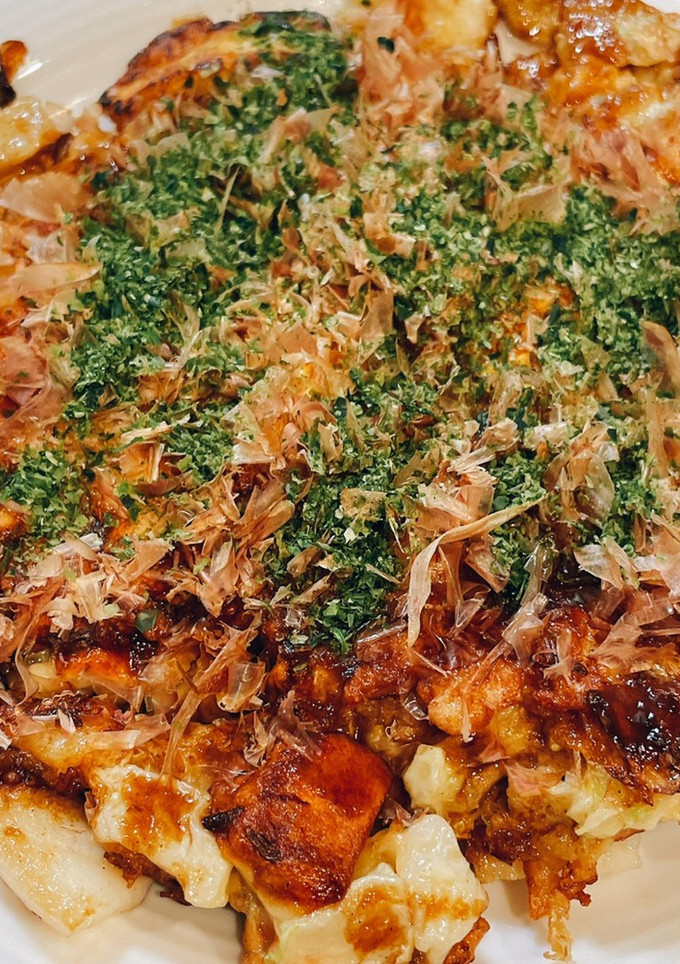 はんぺんとイカのお好み焼き擬き？-レシピのメイン写真