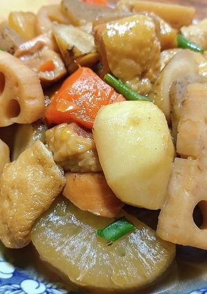 根菜が美味しい大ぶり具材がごろごろ筑前煮-レシピのメイン写真