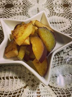 さつまいもとりんごのシナモンバターおやつ-レシピのメイン写真