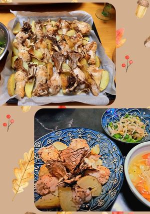 とり手羽元ぎゅうぎゅう焼き-レシピのメイン写真