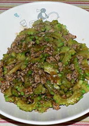 麻婆苦瓜、ゴーヤとひき肉の炒めもの-レシピのメイン写真