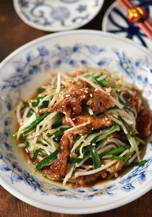 豚バラもやしとにらの中華風炒め-レシピのメイン写真