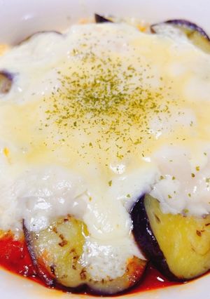 簡単♡なすとミートソースのパスタグラタン-レシピのメイン写真