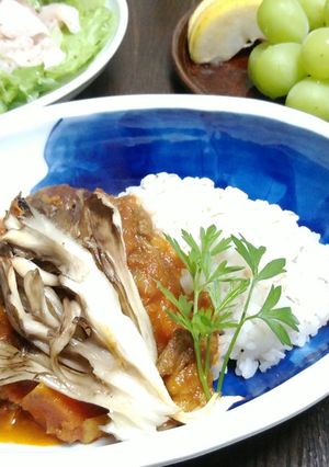 舞茸と牛すじのスパイスカレー-レシピのメイン写真