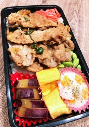 豚の生姜煮弁当　1028-レシピのメイン写真