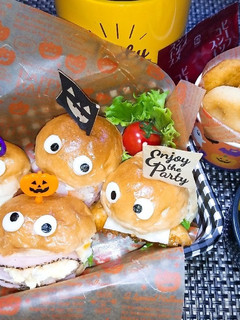 娘のハロウィンお弁当 R3.10.28-レシピのメイン写真