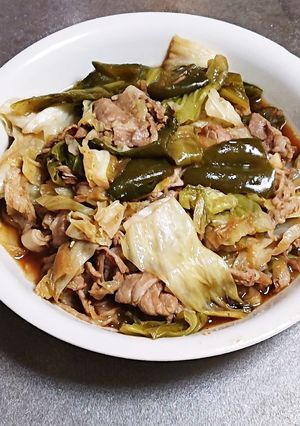 豚肉と野菜の焼き肉タレ炒め-レシピのメイン写真