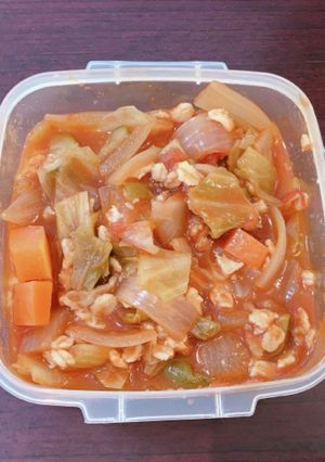 オートミールと脂肪燃焼スープで簡単お弁当-レシピのメイン写真