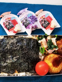 コロッケのり弁(10.28)-レシピのメイン写真