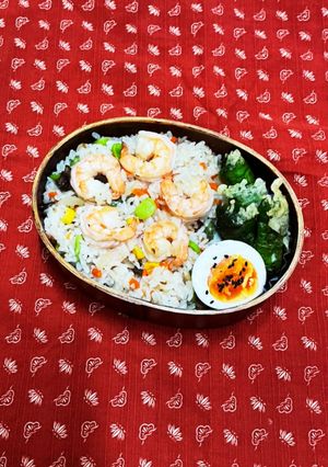 10/28 えひバターチャーハン弁当-レシピのメイン写真